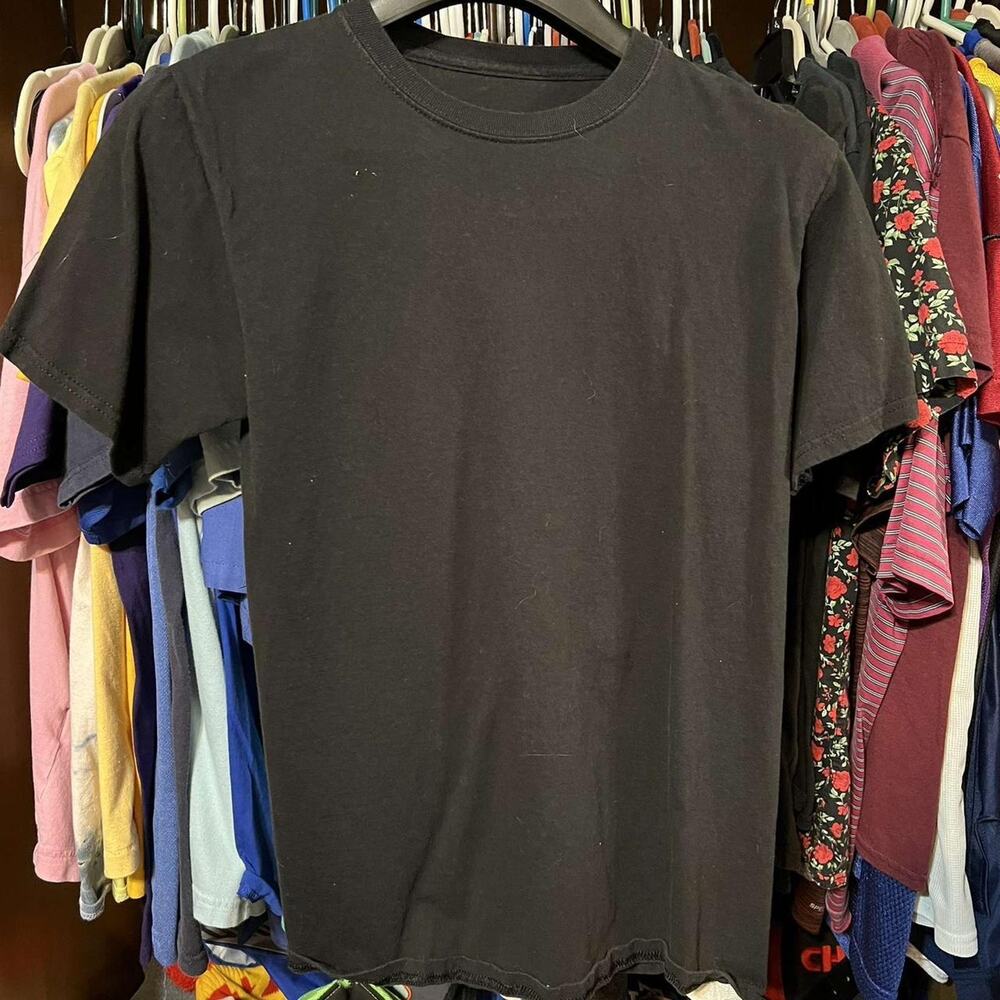 Basic black champion tee